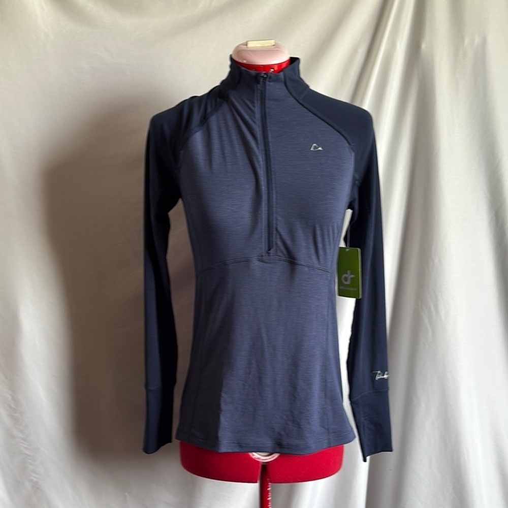 Paradox Navy Long Sleeve Women's Tee XS285